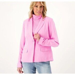 Candace Cameron Bure Regular Blazer Neon Pink,X-Small